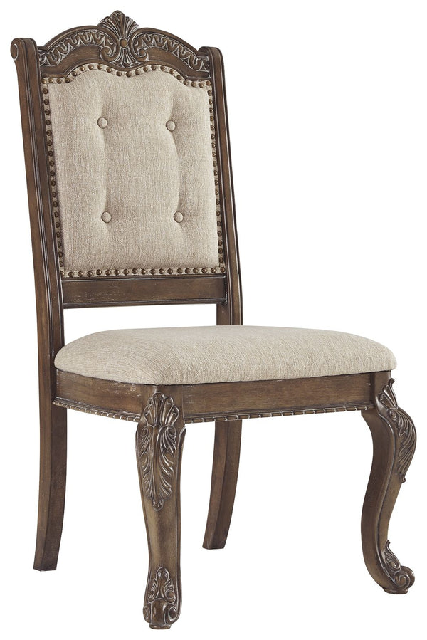 Charmond - Brown - Dining Uph Side Chair (Set of 2)