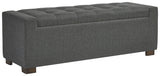 Cortwell - Gray - Storage Bench by Signature Design by Ashley® | Bel Furniture