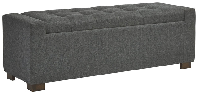 Cortwell - Gray - Storage Bench by Signature Design by Ashley® | Bel Furniture