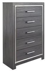 Lodanna - Gray - Five Drawer Chest by Signature Design by Ashley® | Bel Furniture