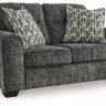 Lonoke - Loveseat Dark Gray by Signature Design by Ashley® | Bel Furniture