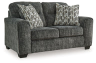 Lonoke - Loveseat Dark Gray by Signature Design by Ashley® | Bel Furniture