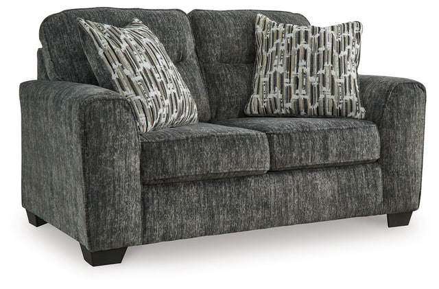 Lonoke - Loveseat Dark Gray by Signature Design by Ashley® | Bel Furniture