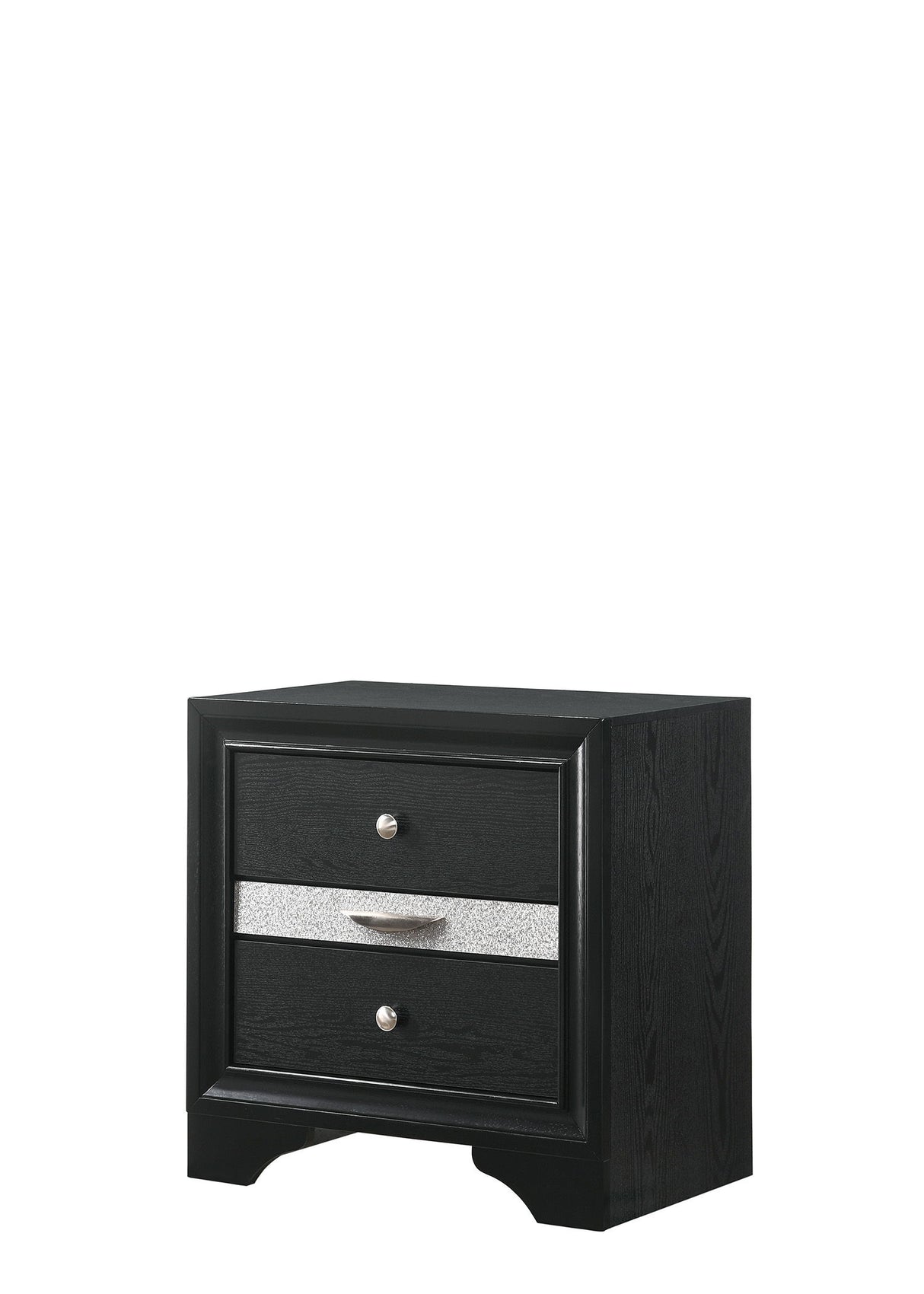 Regata - Nightstand Black by Crown Mark | Bel Furniture