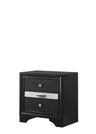 Regata - Nightstand Black by Crown Mark | Bel Furniture