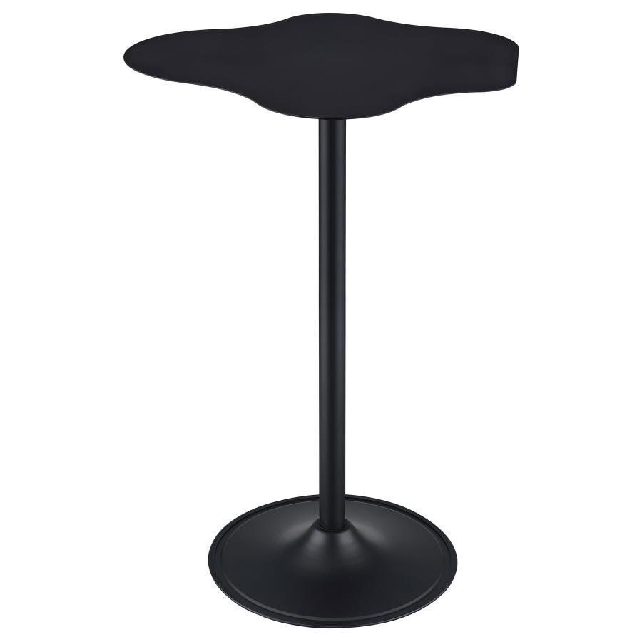 Keanu - Curved Cloud-Shaped Bistro Bar Table - Black by CoasterEssence | Bel Furniture