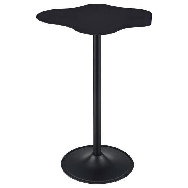 Keanu - Curved Cloud-Shaped Bistro Bar Table - Black by CoasterEssence | Bel Furniture