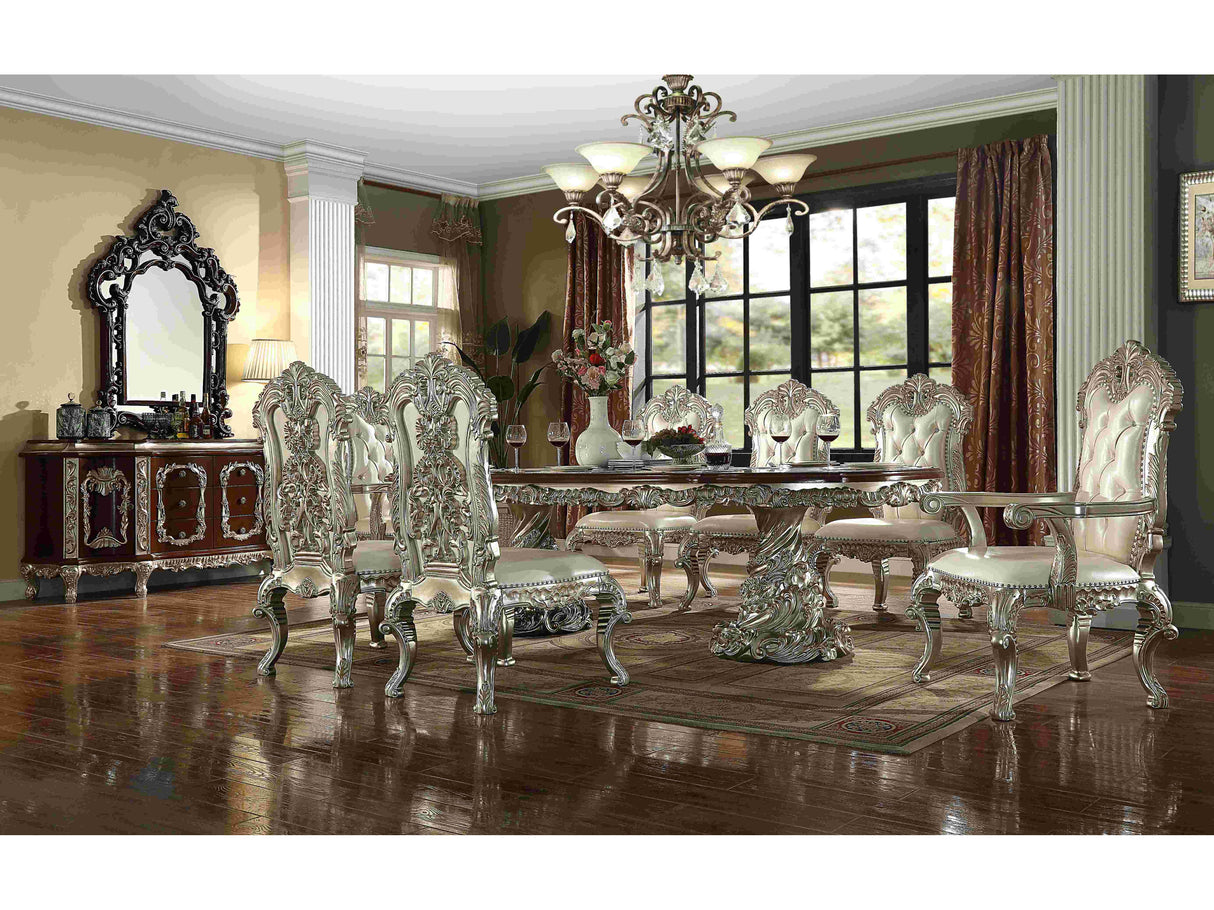 Vienna 9 PIECE DINING ROOM SET by Mollai Collections | Bel Furniture