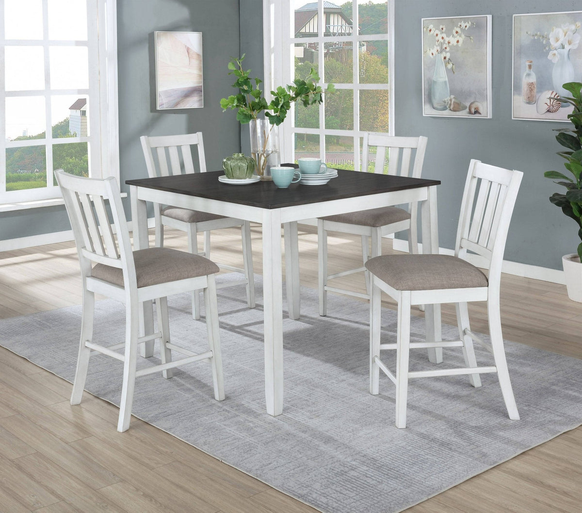 5 Piece Dining Room Set by Mollai Collections | Bel Furniture