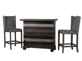 WESTMINISTER 3 PIECE BAR SET / SERVER by Mollai Collections | Bel Furniture