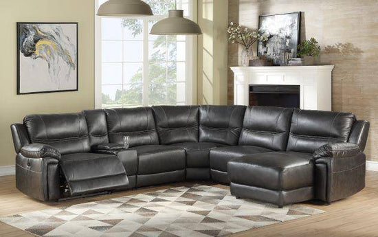 6Pc Power Motion Chaise End Living Room Sectional