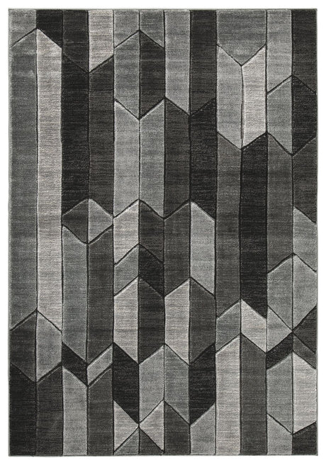 Chayse - Rug Dark Gray by Signature Design by Ashley® | Bel Furniture