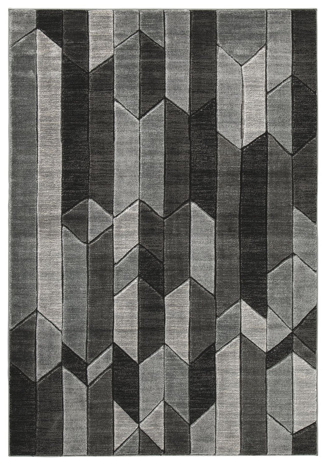 Chayse - Rug Dark Gray by Signature Design by Ashley® | Bel Furniture