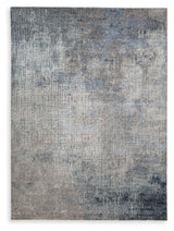 Brookhall - Rug Dark Gray 8' x 10' by Signature Design by Ashley® | Bel Furniture