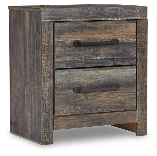 Drystan - Brown / Beige - Two Drawer Night Stand by Signature Design by Ashley® | Bel Furniture