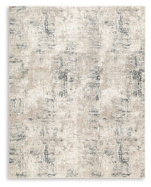 Gentor - Rug Blue 8' x 10' by Signature Design by Ashley® | Bel Furniture