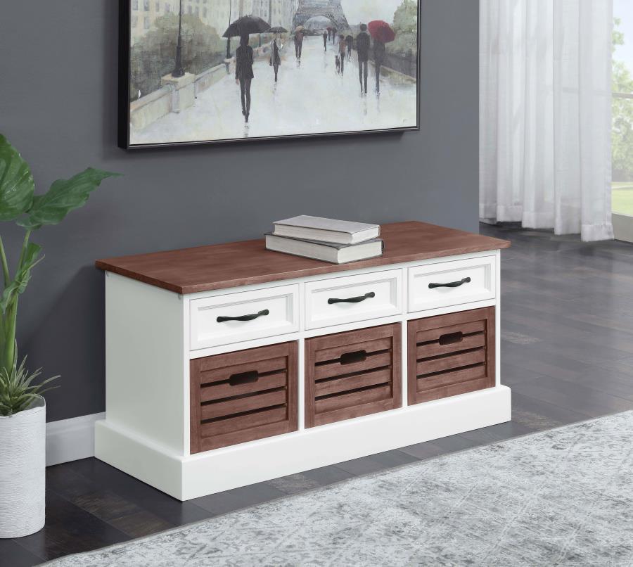 Alma - 3-drawer Storage Bench