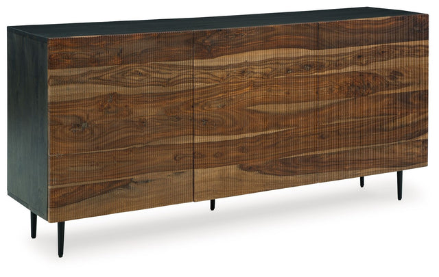 Darrey - Natural / Brown - Accent Cabinet by Signature Design by Ashley® | Bel Furniture