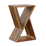 Lily - Solid Reclaimed Wood Accent Side Table - Natural by CoasterEveryday | Bel Furniture