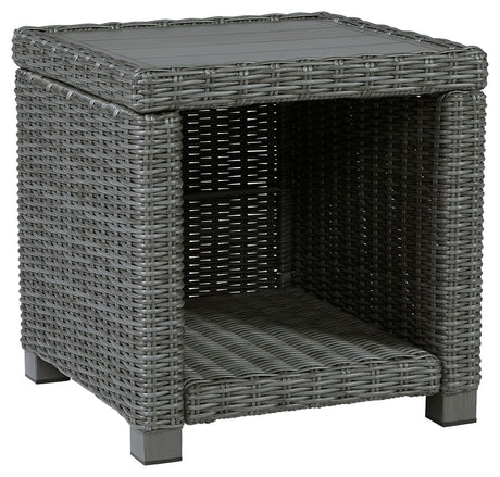 Elite Park - Gray - Square End Table by Signature Design by Ashley® | Bel Furniture