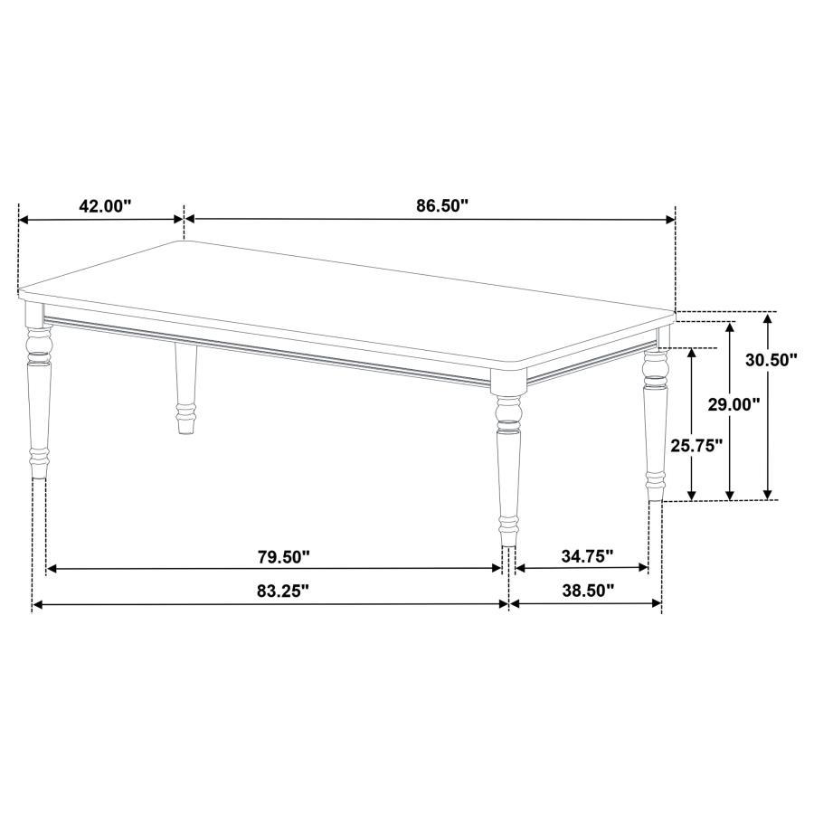 Willowbrook - Rectangular Wood Dining Table - Walnut