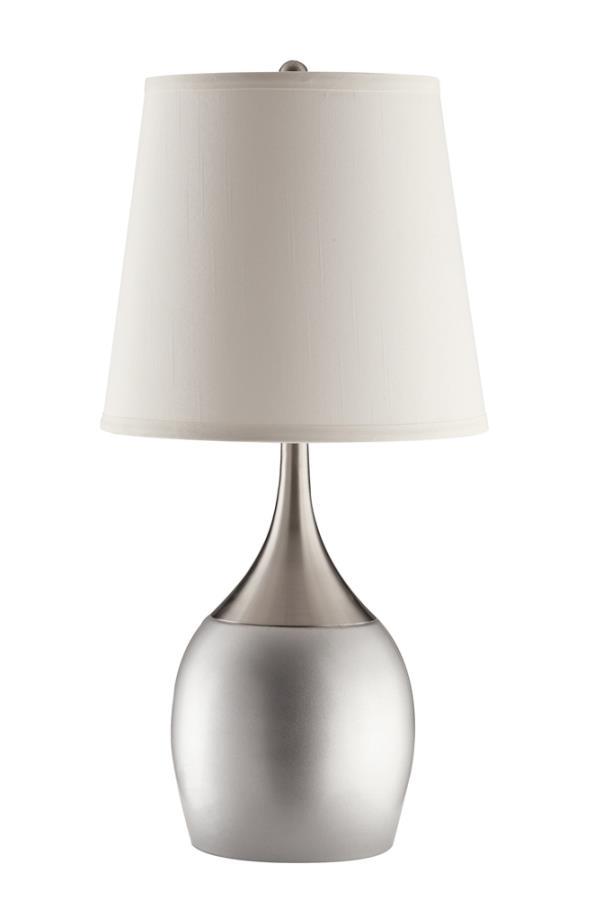 Tenya - Empire Shade Table Lamps (Set of 2) - Silver And Chrome