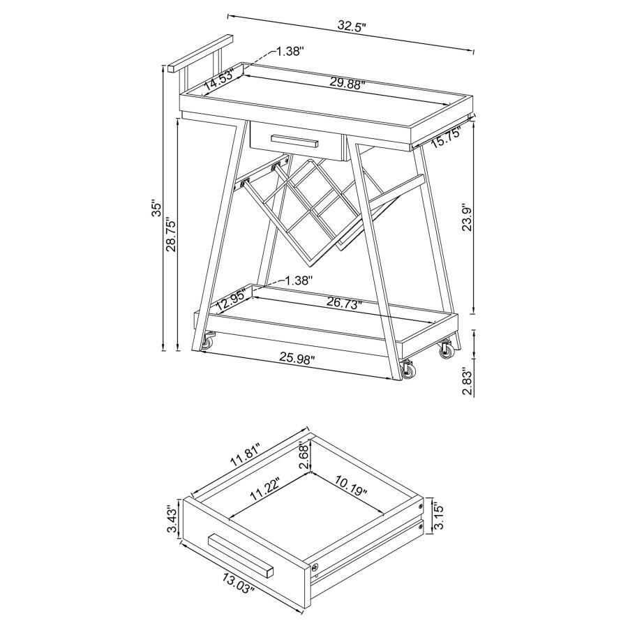 Kinney - Bar Cart