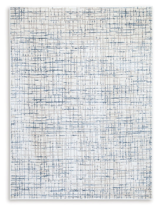 Beckfille - Area Rug Light Blue by Signature Design by Ashley® | Bel Furniture