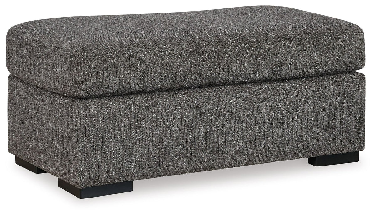 Gardiner - Pewter - Ottoman by Signature Design by Ashley® | Bel Furniture