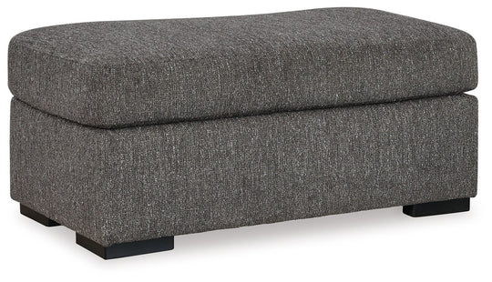 Gardiner - Pewter - Ottoman by Signature Design by Ashley® | Bel Furniture