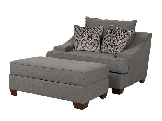 ACCENT CHAIR AND OTTOMAN - BEL Furniture