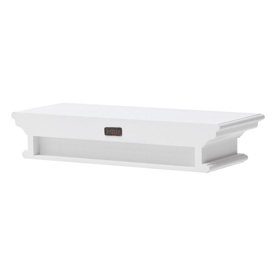 Classic Floating Wall Shelf - White