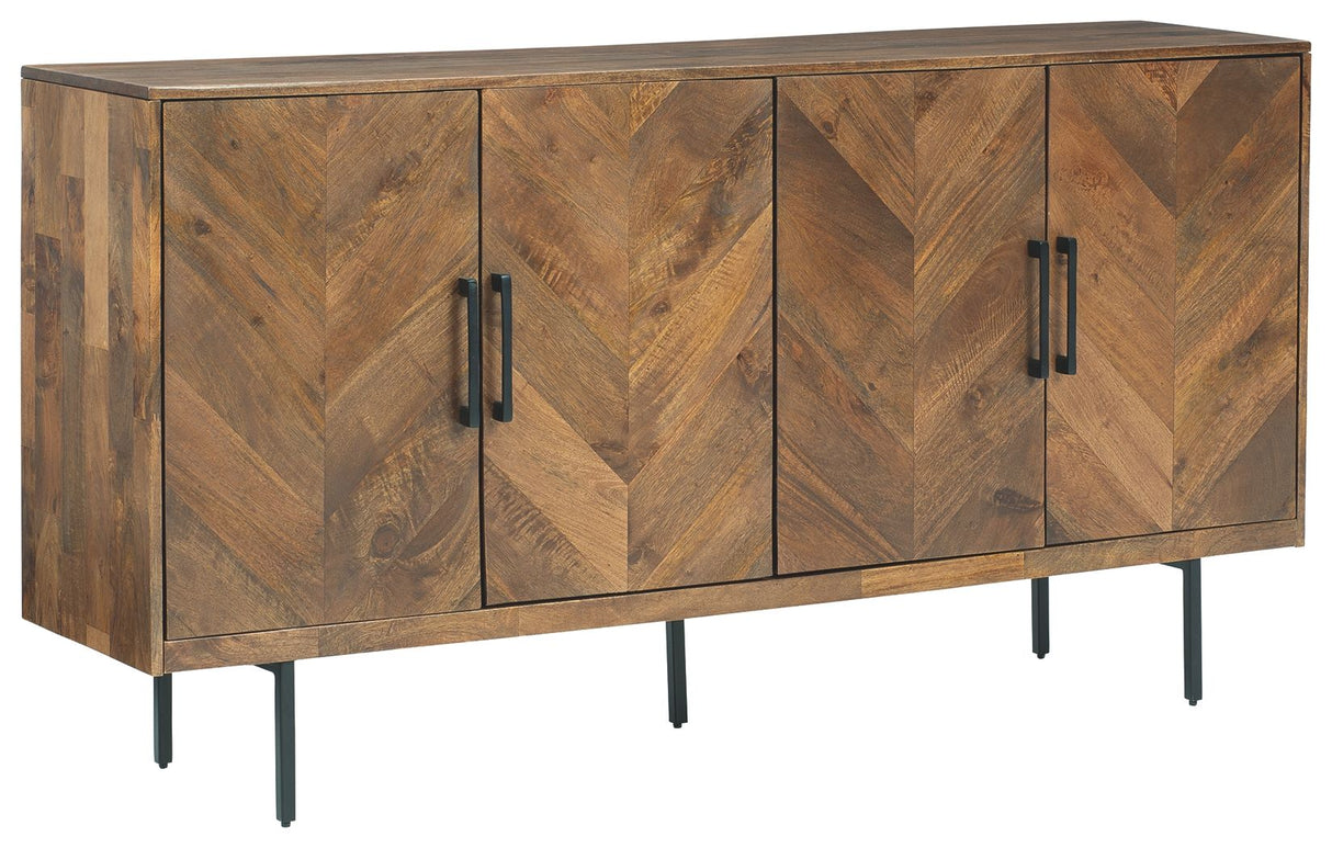 PratTVille - Brown - Accent Cabinet by Signature Design by Ashley® | Bel Furniture