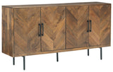 PratTVille - Brown - Accent Cabinet by Signature Design by Ashley® | Bel Furniture
