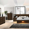 Jessica - Bedroom Set Dark Brown by CoasterEssence | Bel Furniture