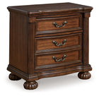 Lavinton - Three Drawer Night Stand - Brown