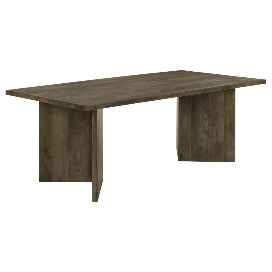 Tyler - Solid Wood Dining Table - Mango Brown by Coaster Fine Furniture | Bel Furniture