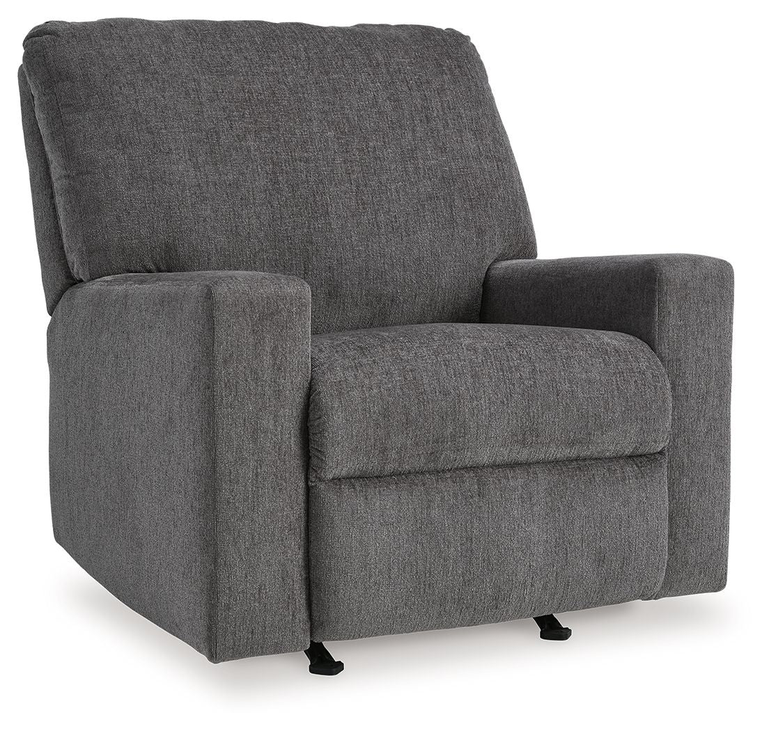 Rannis - Rocker Recliner Dark Gray by Signature Design by Ashley® | Bel Furniture