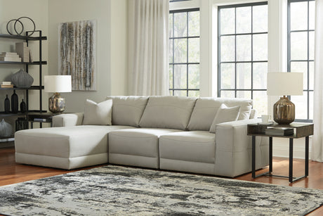 Next-gen - Sectional Gray 3 Pc. Left Arm Facing Corner Chaise Sectional by Benchcraft® | Bel Furniture
