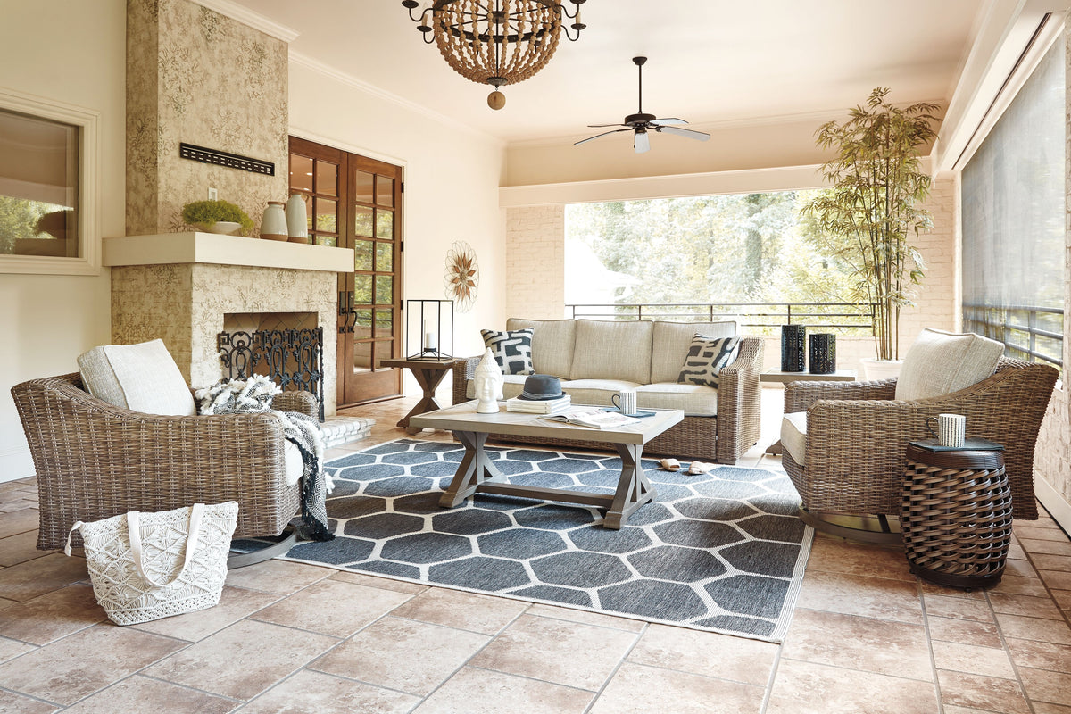 Beachcroft - Beige - 6 Pc. - Lounge Set by Signature Design by Ashley® | Bel Furniture