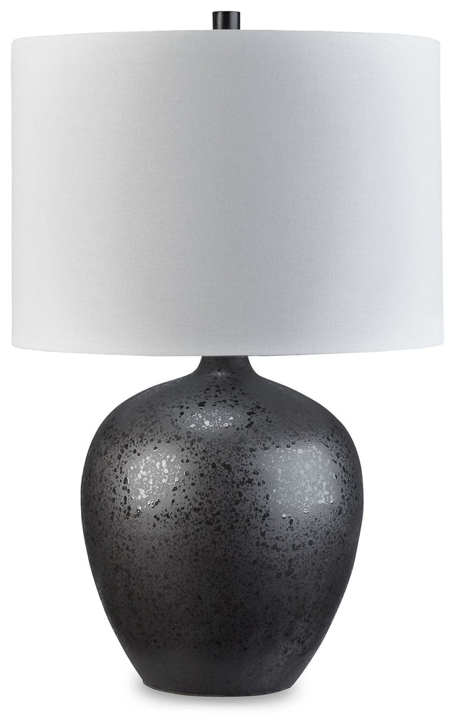 Ladstow - Black - Ceramic Table Lamp by Signature Design by Ashley® | Bel Furniture