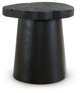 Wimbell - Black - Round End Table by Signature Design by Ashley® | Bel Furniture