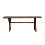 Alston - Wood Dining Bench - Knotty Nutmeg by CoasterEveryday | Bel Furniture
