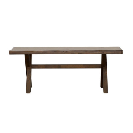 Alston - Wood Dining Bench - Knotty Nutmeg by CoasterEveryday | Bel Furniture