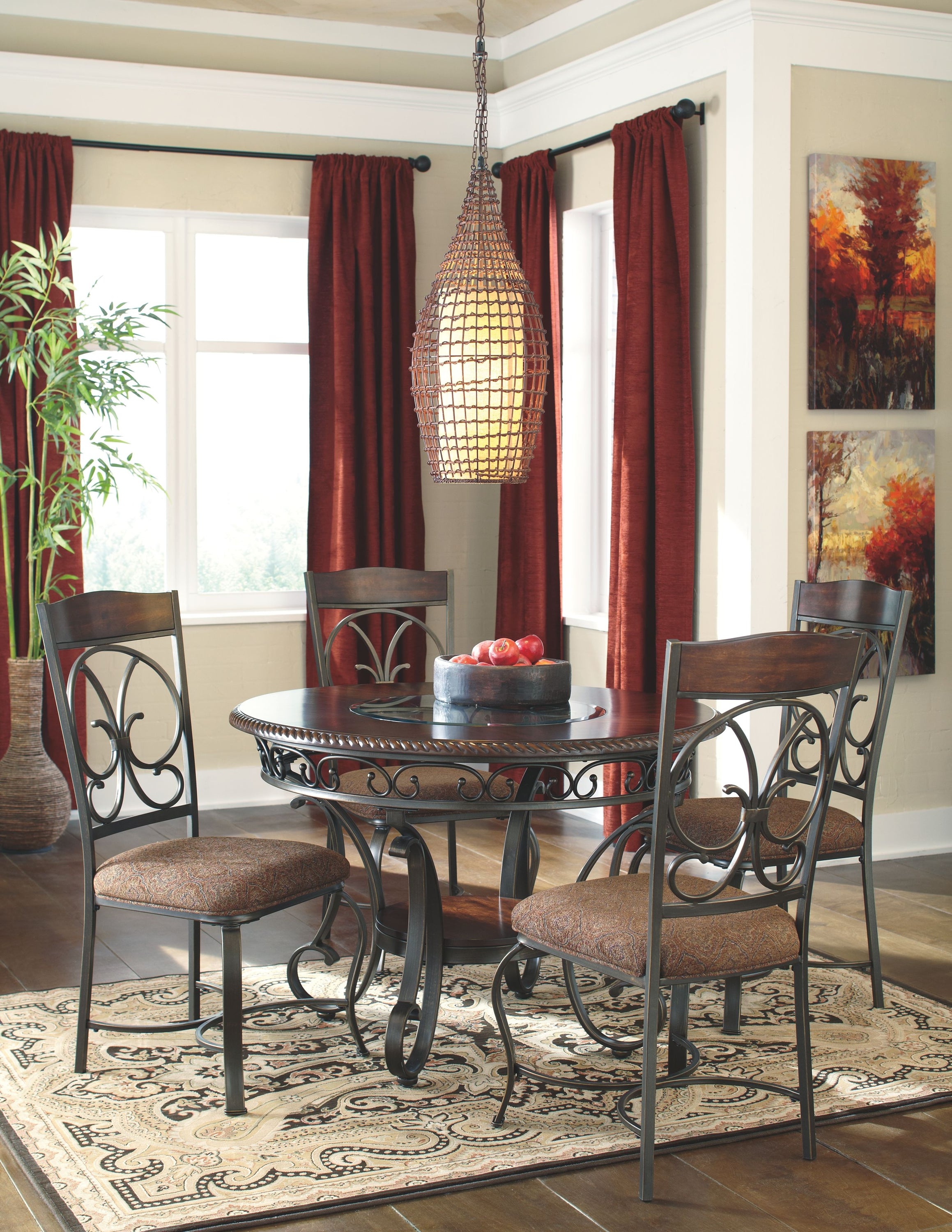 Glambrey - Brown - Dining Uph Side Chair (Set of 4)