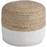 Sweed - Round - Pouf White by Signature Design by Ashley® | Bel Furniture