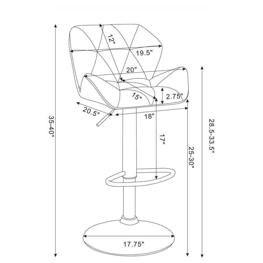 Berrington - Adjustable Bar Stools (Set of 2)