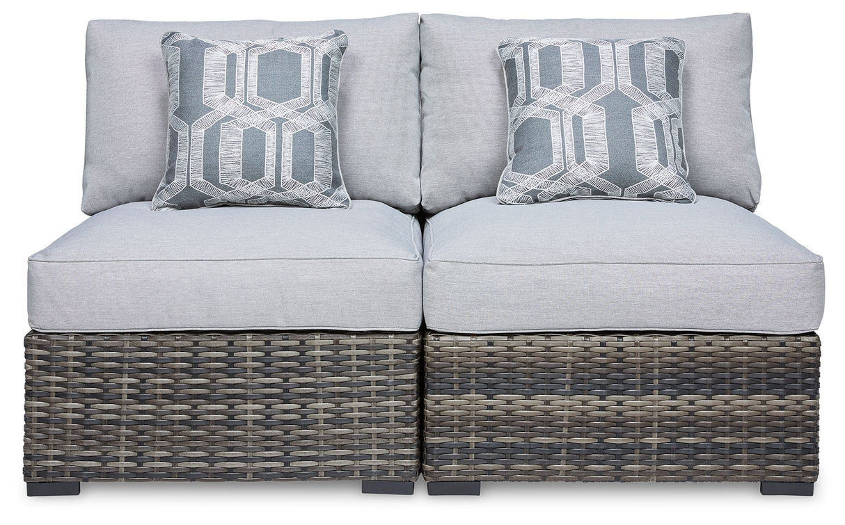 Harbor Court - Armless Chair Gray 2 Pieces by Signature Design by Ashley® | Bel Furniture