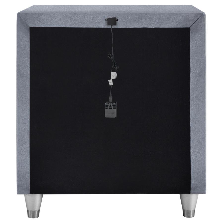 Antonella - 3-Drawer Upholstered Nightstand