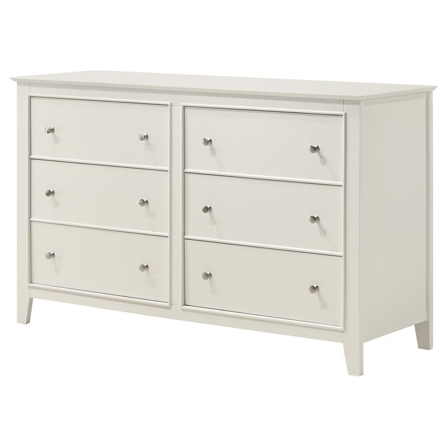 Selena - 6-Drawer Dresser - Buttermilk